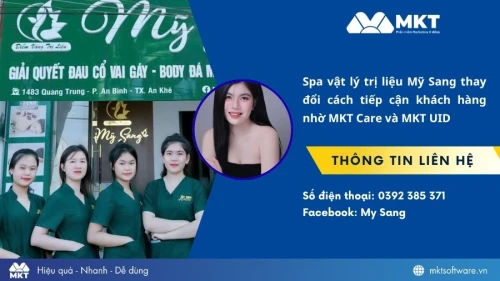 Chị Mỹ Sang – Chủ spa vật lý trị liệu Gia Lai và cách tiếp cận khách hàng online nhờ MKT Care và MKT UID