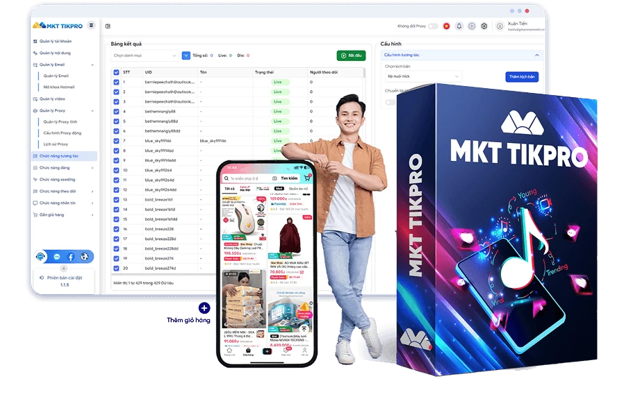 MKT Tikpro - hình ảnh sản phẩm