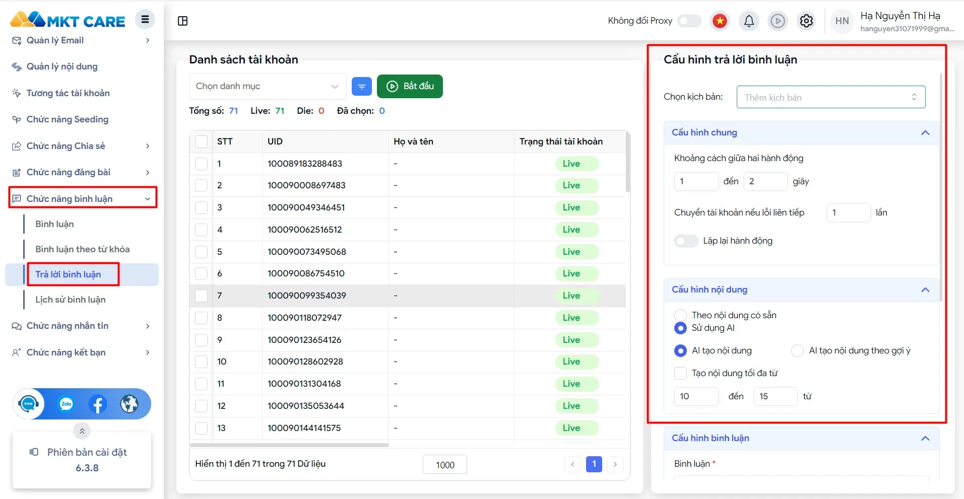 Cách comment tự động trên Facebook bằng AI dễ như chơi