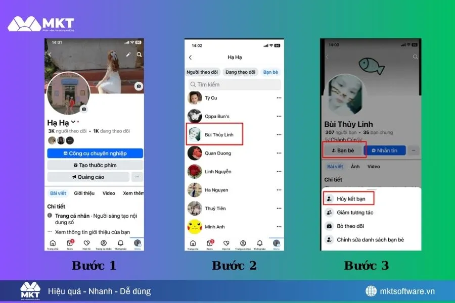 cách lọc bạn bè Facebook không tương tác bằng điện thoại Cách lọc bạn bè Facebook không tương tác nhanh và an toàn