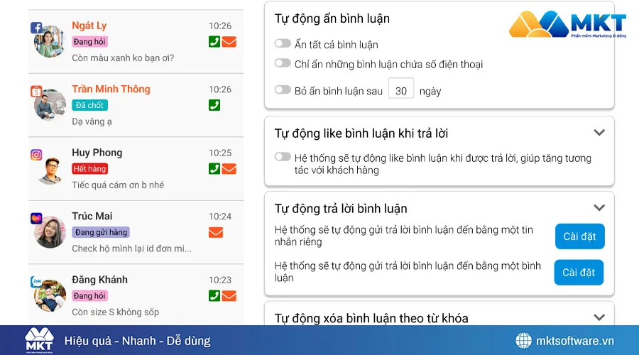 Vpage - Phần mềm quản lý bán hàng online Facebook
