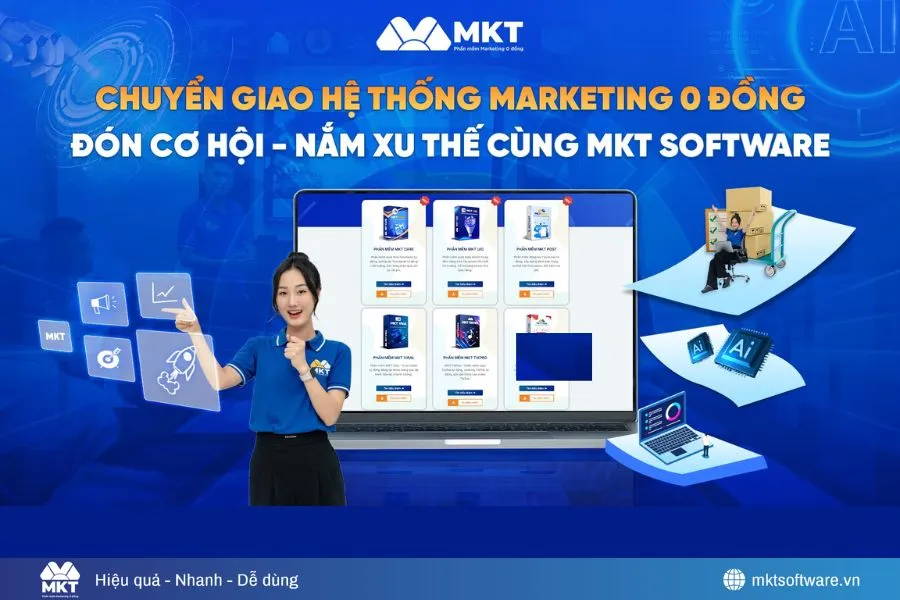 Chuyển giao 1 lần - Vận hành trọn đời với quy trình xây dựng hệ thống marketing 0 đồng