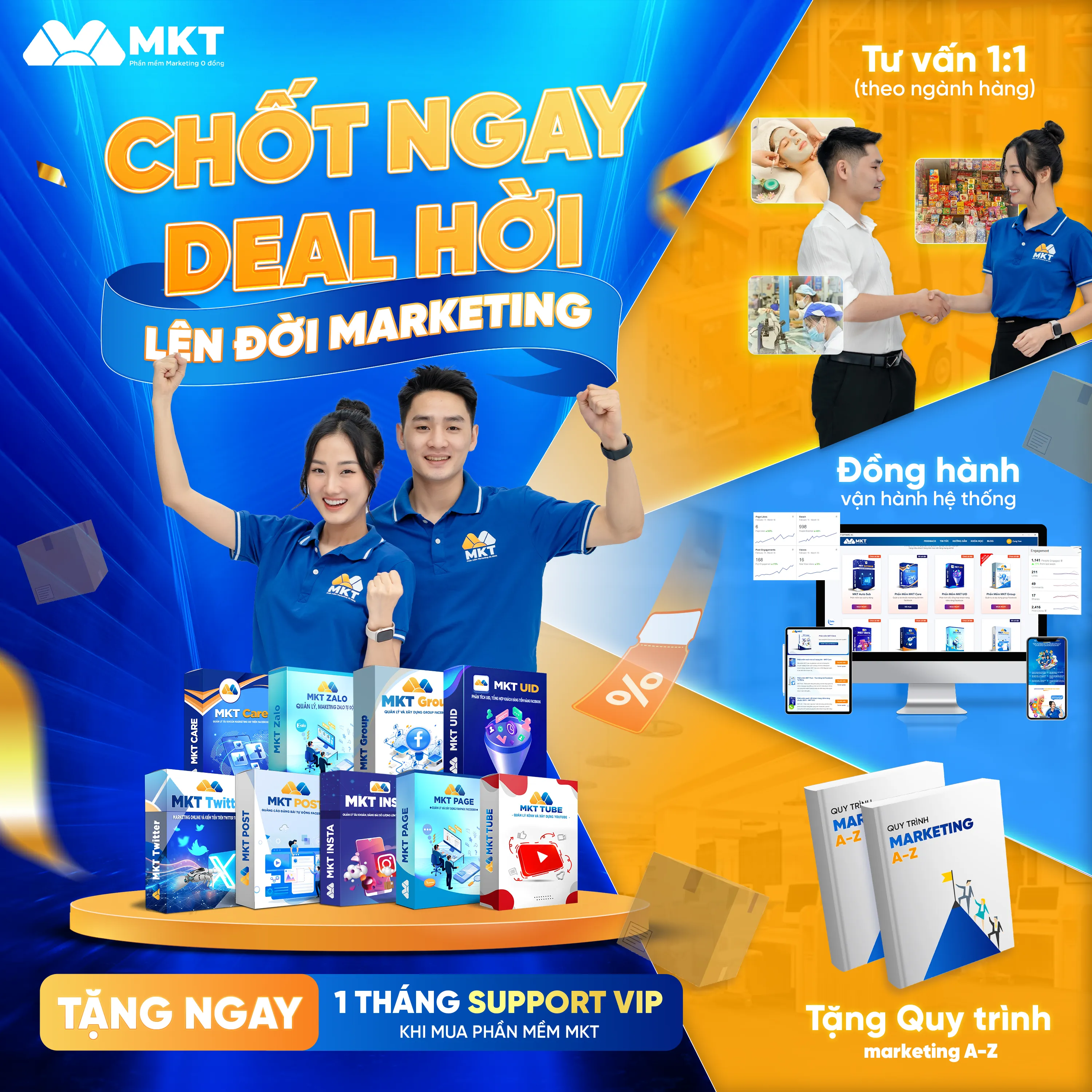 Nhân Đôi Sự Kiện Ưu Đãi Tháng 8 Với Chương Trình Tặng 1 Tháng Support VIP