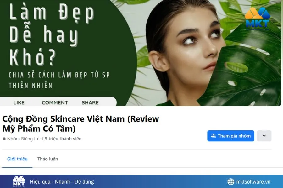 Các group bán mỹ phẩm trên Facebook uy tín (cập nhật 2025)