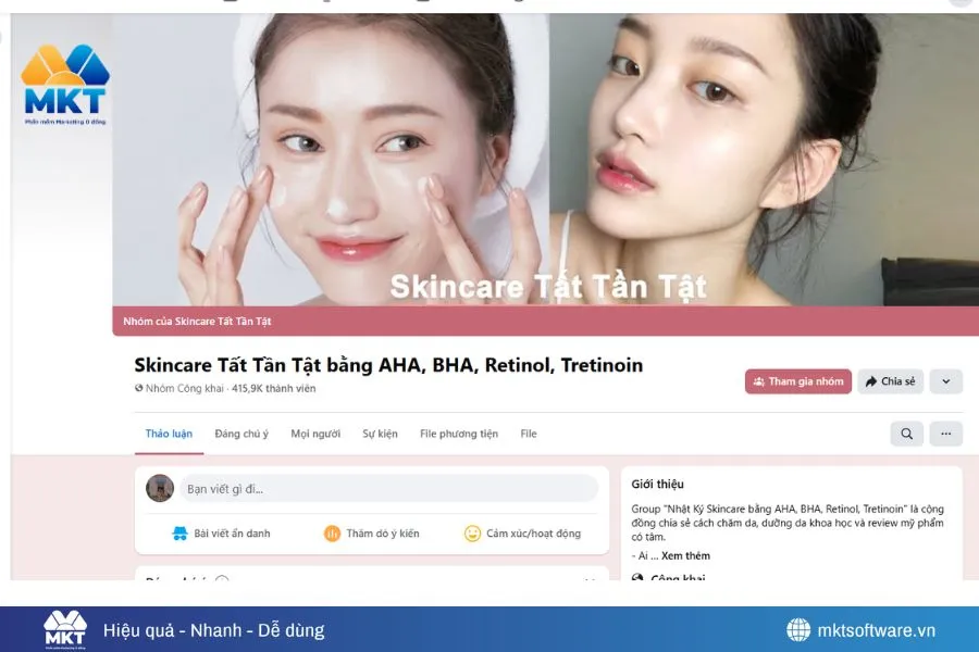 Các group bán mỹ phẩm trên Facebook uy tín (cập nhật 2025)