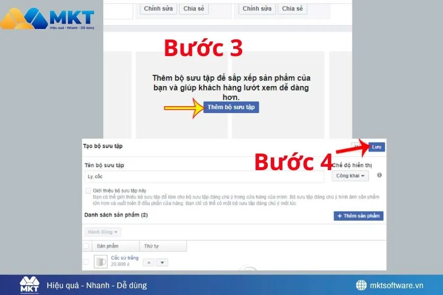 Hình ảnh minh họa về bước 3 và bước 4