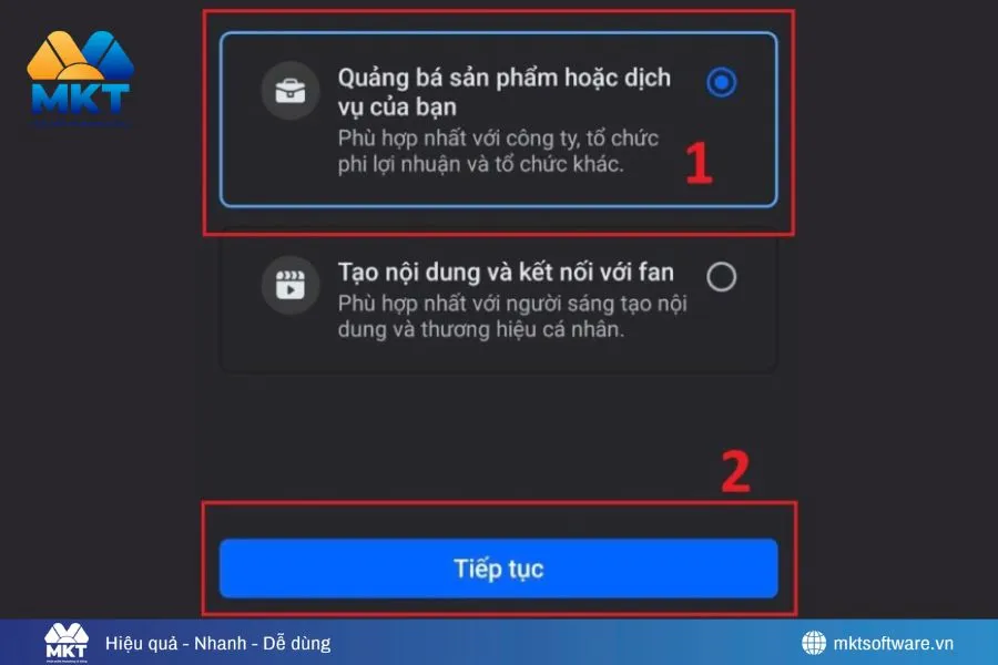 Xác định mục tiêu trang Fanpage bán hàng