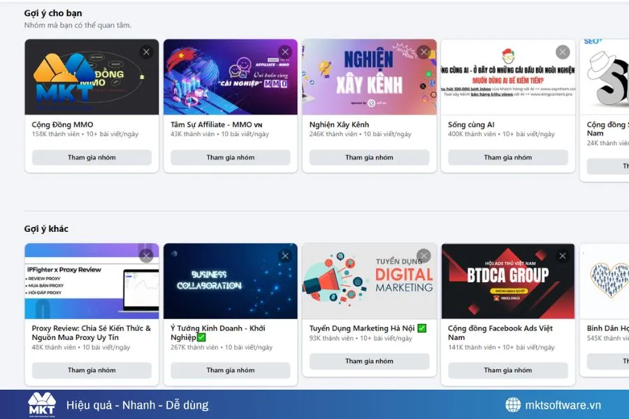 Cách tìm nhóm bán hàng trên Facebook bán gì cũng dễ