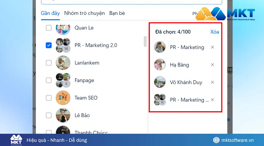 Gửi nhiều tin nhắn Zalo tới nhiều người trên PC, máy tính B3 Gửi nhiều tin nhắn Zalo tới nhiều người trên PC, máy tính B3