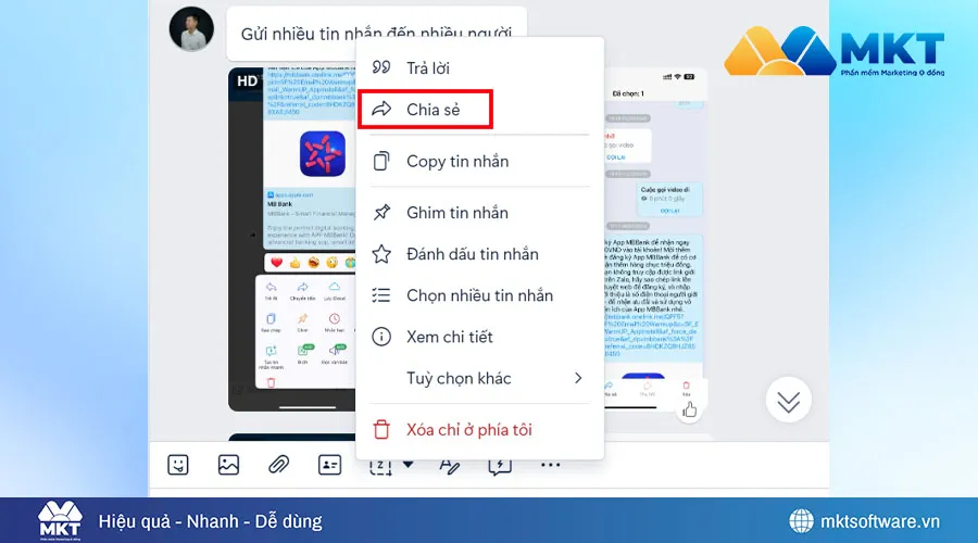 Gửi 1 tin nhắn Zalo tới nhiều người bằng máy tính B1 Gửi 1 tin nhắn Zalo tới nhiều người bằng máy tính B1