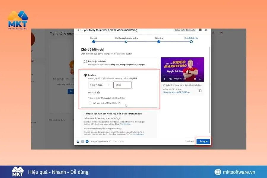 Mẹo lên lịch đăng video YouTube đúng cách dễ TĂNG ĐỀ XUẤT