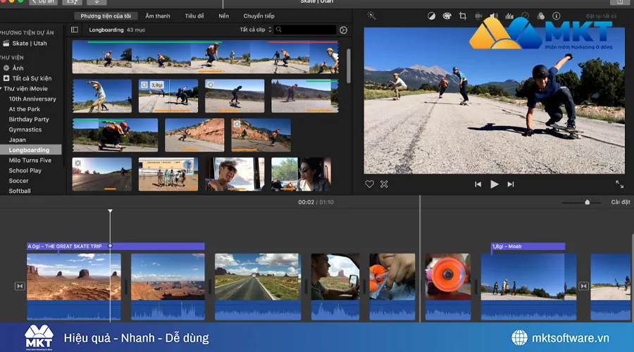 Phần mềm iMovie