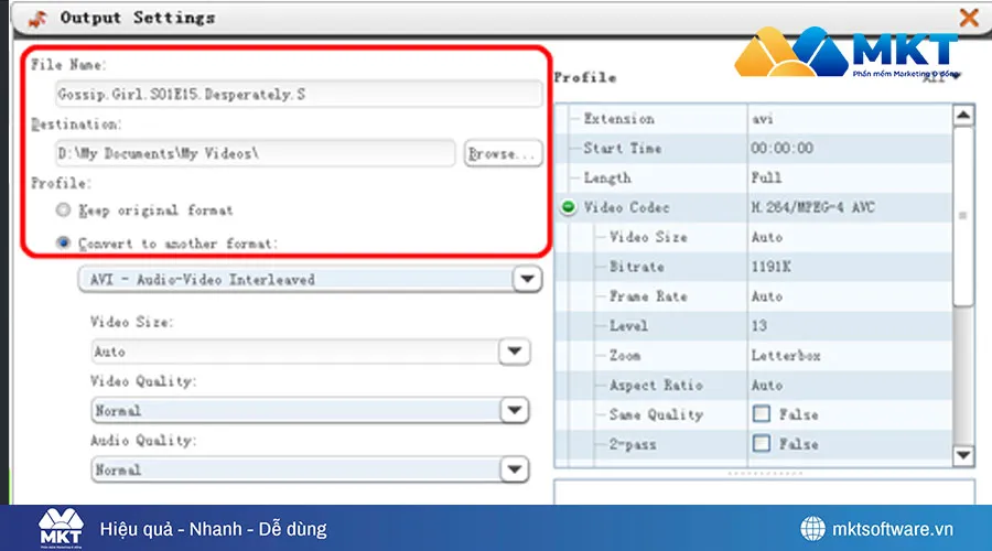Phần mềm Xilisoft Video Cutter