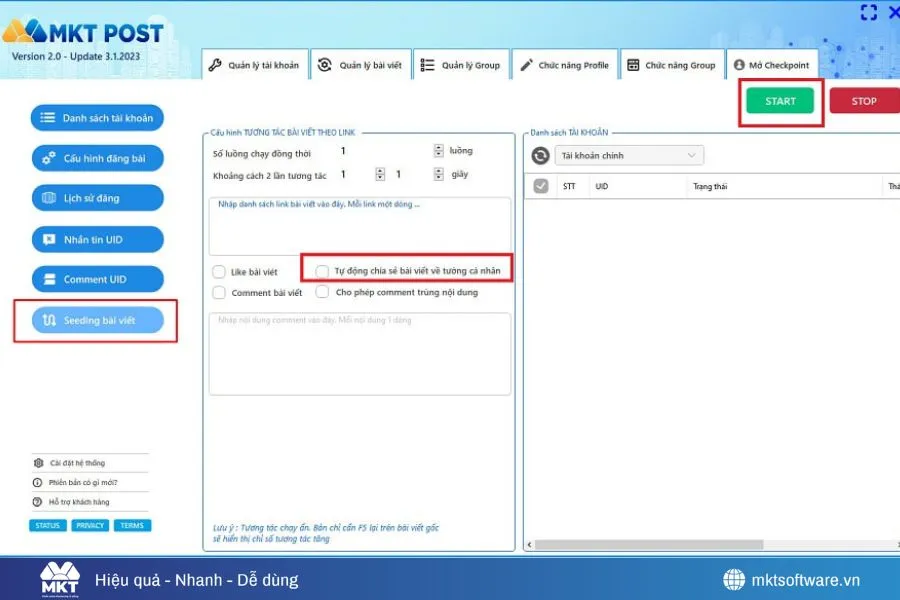 Tool chia sẻ bài viết Facebook giúp bạn tiết kiệm 80% thời gian