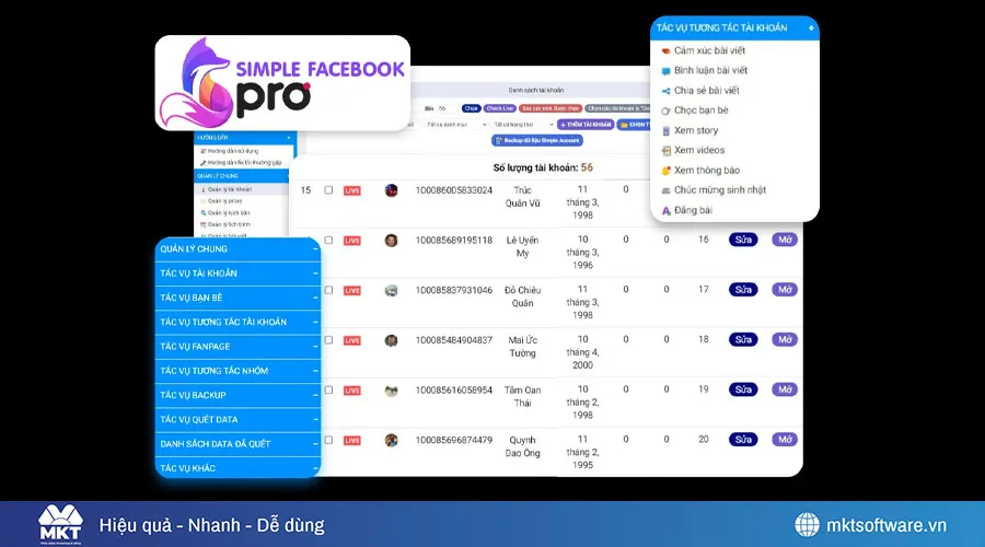Simple FB Pro – Tool share Facebook đơn giản và dễ dùng