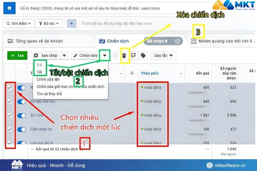 Ví dụ minh họa về cách tắt quảng cáo Facebook