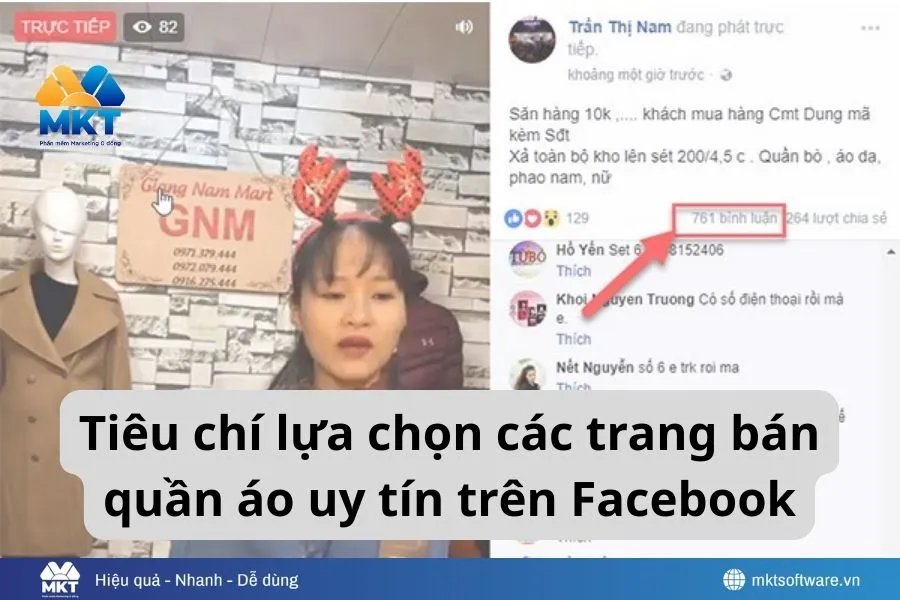 Các trang bán quần áo trên Facebook giá rẻ, mẫu đa dạng