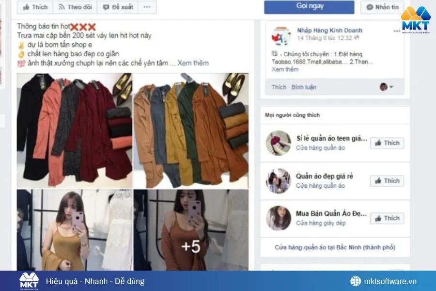 Cách bán quần áo trên Facebook với chiến lược cực hiệu quả