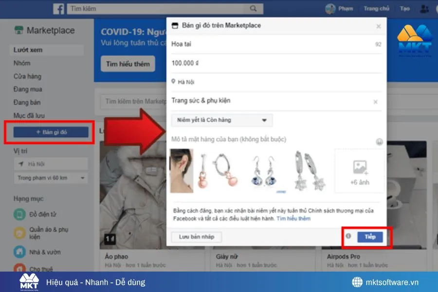 Cách niêm yết bán hàng trên Facebook không sợ bị vi phạm
