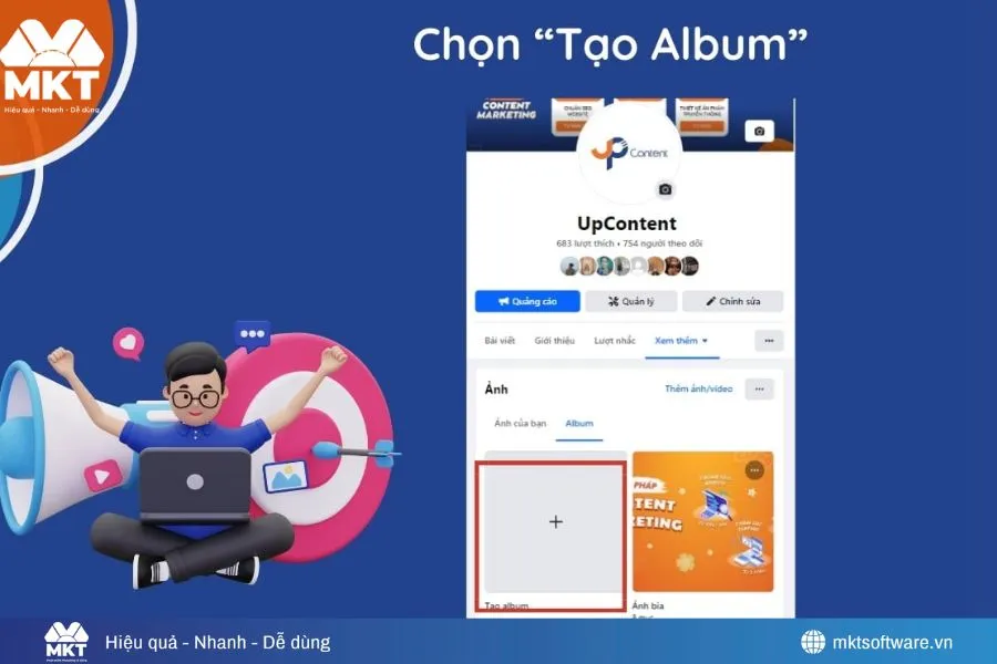 Chọn tạo Album