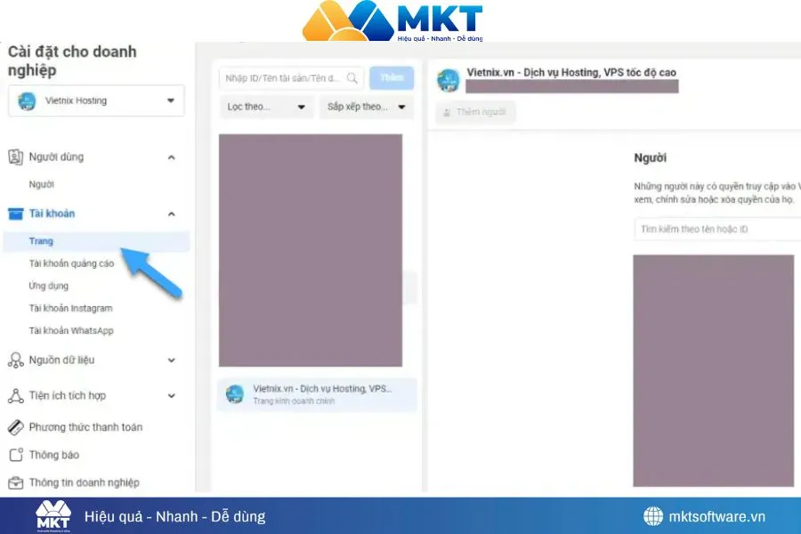Thêm Fanpage, tài khản quảng cáo vào hệ thống Business Manager