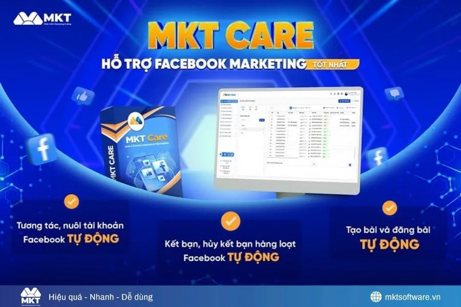 MKT Care - Tool tăng bạn bè trên Facebook nhanh chóng MKT Care - Tool tăng bạn bè trên Facebook nhanh chóng