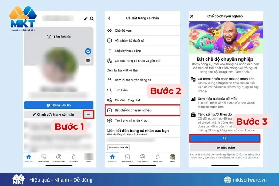 Bật chế độ chuyên nghiệp cho tài khoản để vượt giới hạn 5000 bạn bè Bật chế độ chuyên nghiệp cho tài khoản để vượt giới hạn 5000 bạn bè