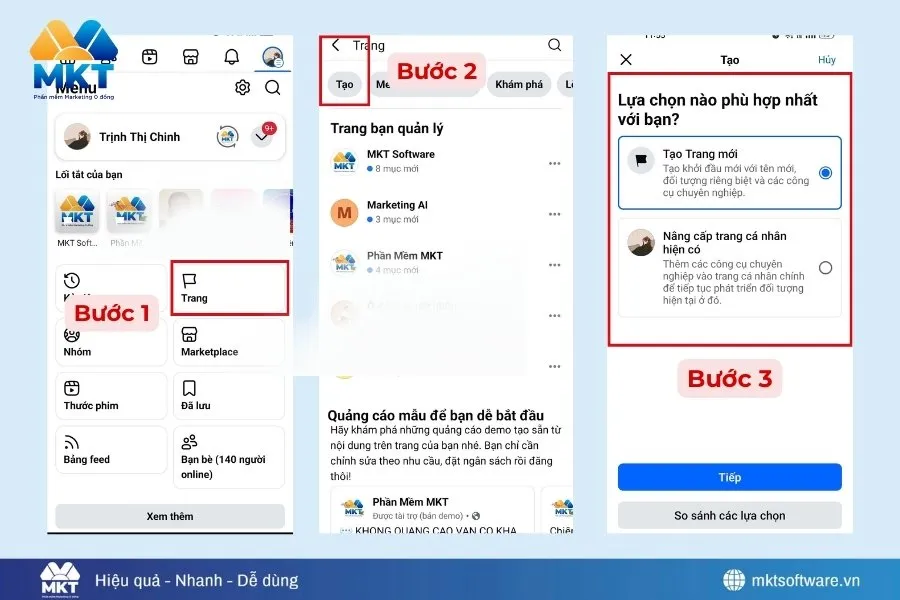 Tạo fanpage để có thêm nhiều người theo dõi Tạo fanpage để có thêm nhiều người theo dõi