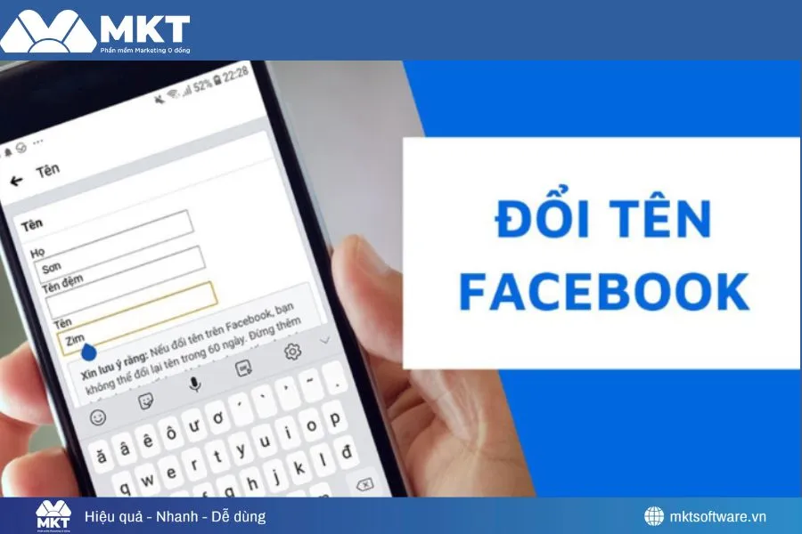 Tài khoản quảng cáo muốn đổi tên phải có quyền quản lý và hoạt động trong thời gian dài