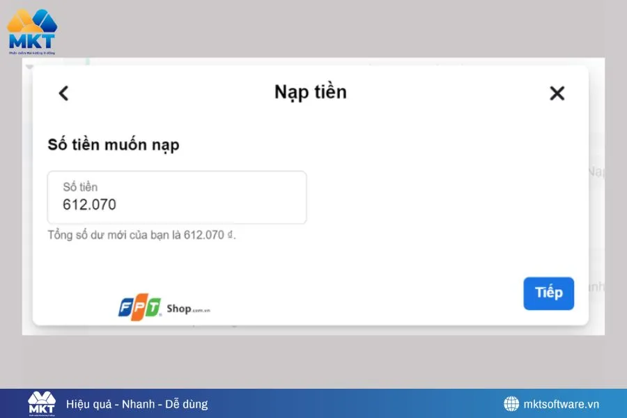 Hướng Dẫn Thủ Tục & Phương Thức Thanh Toán Khi Nạp Tiền Quảng Cáo Facebook Chi Tiết