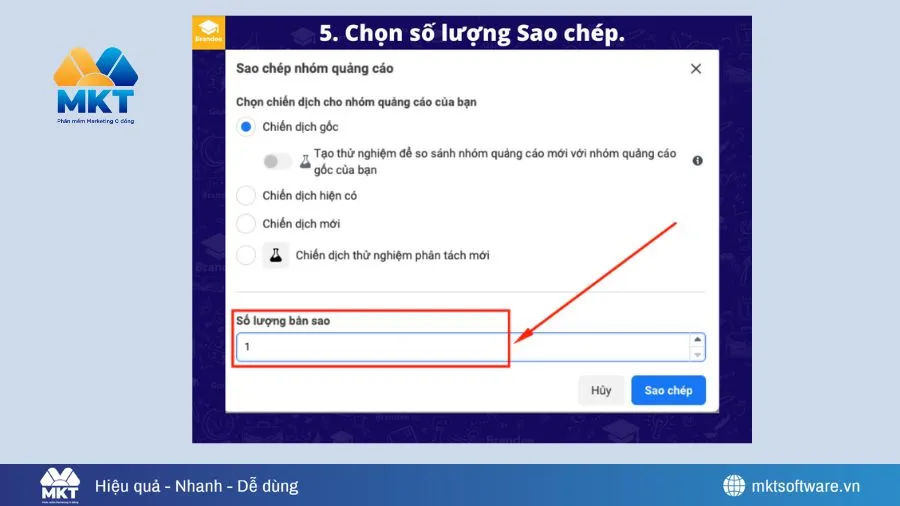 Cách sao chép chiến dịch quảng cáo Facebook để không bị lỗi