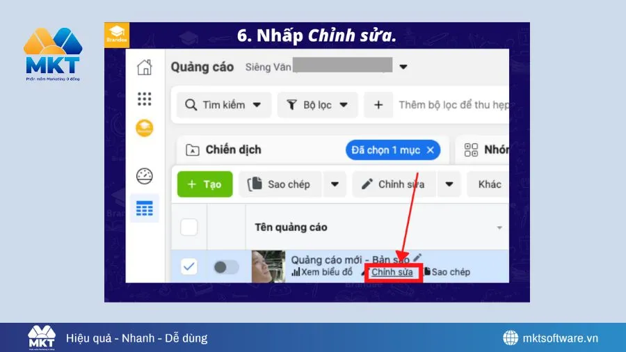 Cách sao chép chiến dịch quảng cáo Facebook để không bị lỗi