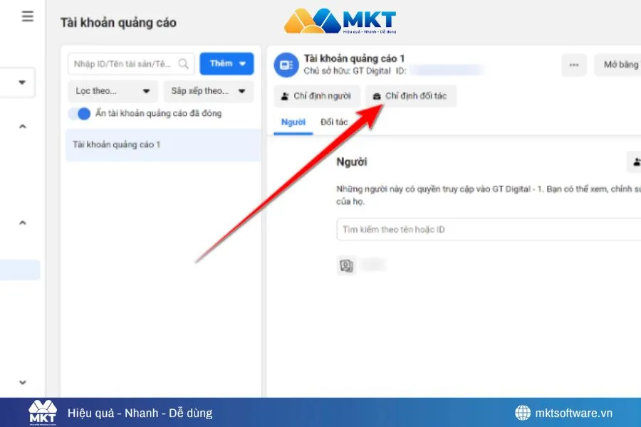 Chỉ định đối tác