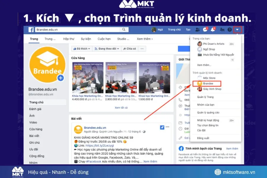 Minh họa về bước 1
