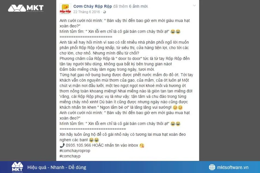 Content bán cơm hài hước Content bán cơm hài hước