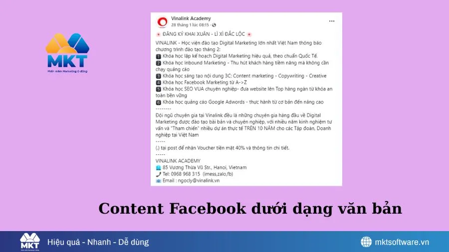 Content Facebook Là Gì Mà Ai Làm Marketing Cũng Phải Biết?