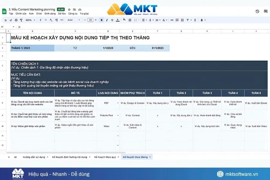 Lập kế hoạch giúp xác định mục tiêu, quản lý ngân sách và tối ưu hiệu quả hơn