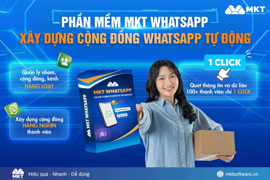 Tự Động Hóa Chiến Dịch WhatsApp Chuyên Nghiệp Cùng Phần Mềm MKT WhatsApp
