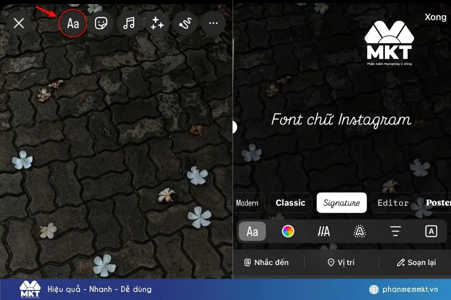 Font Chữ Instagram