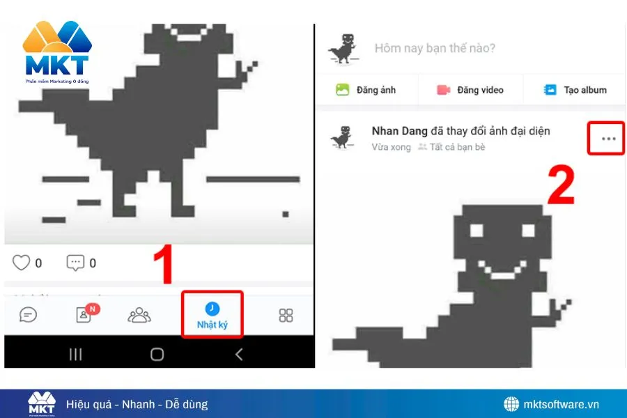 Cách ẩn like ảnh đại diện Zalo