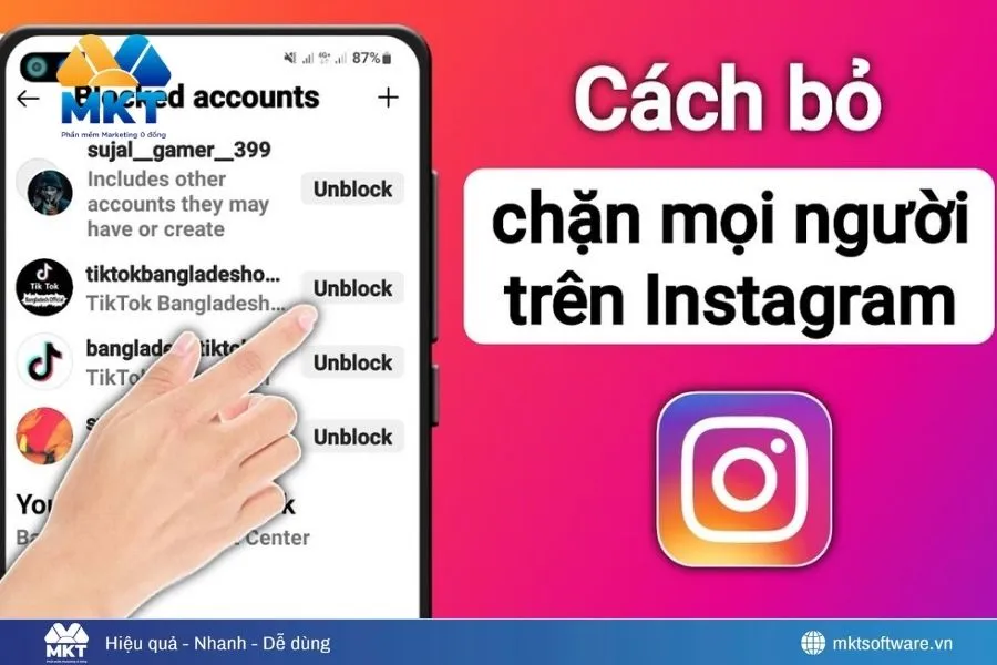 Tại sao nên biết cách bỏ chặn Instagram?