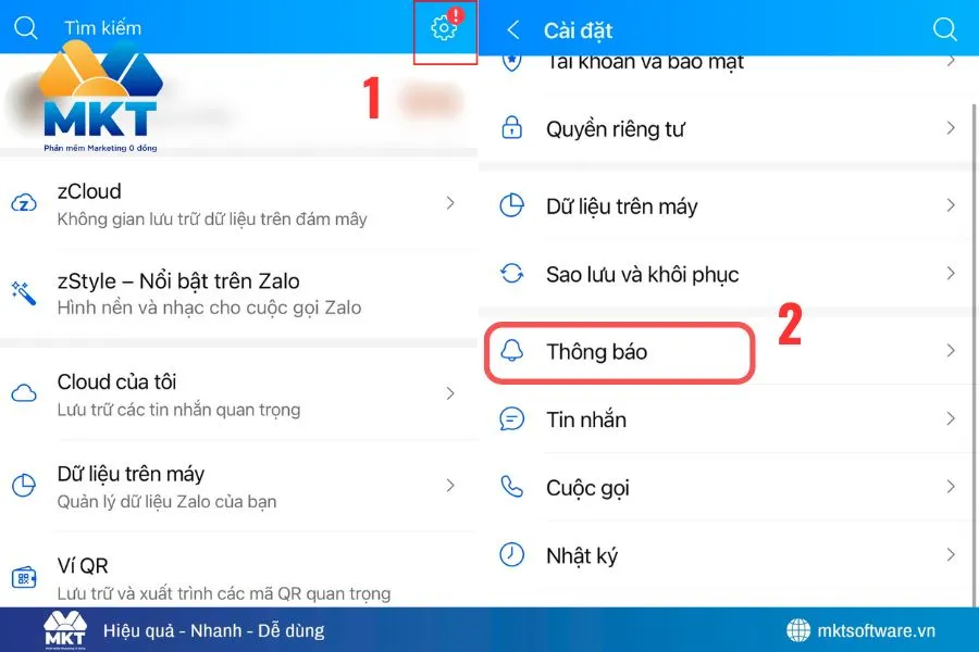 Cách cài đặt âm thanh Zalo