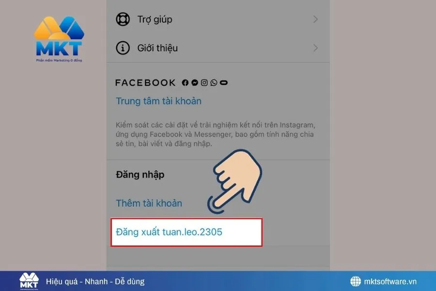 Cách đăng xuất Instagram trên điện thoại 
