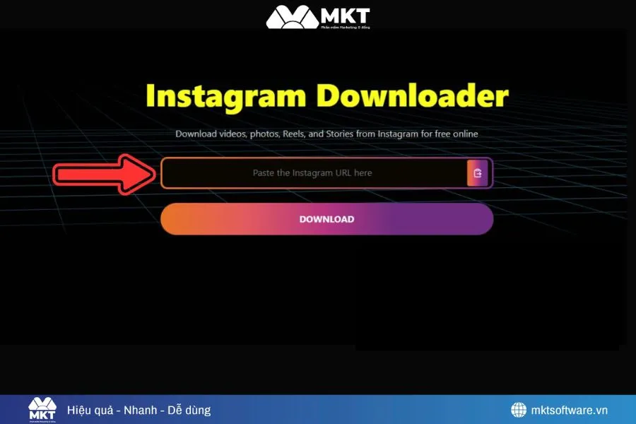 Truy cập website tải video - Cách tải video trên Instagram về máy tính đơn giản