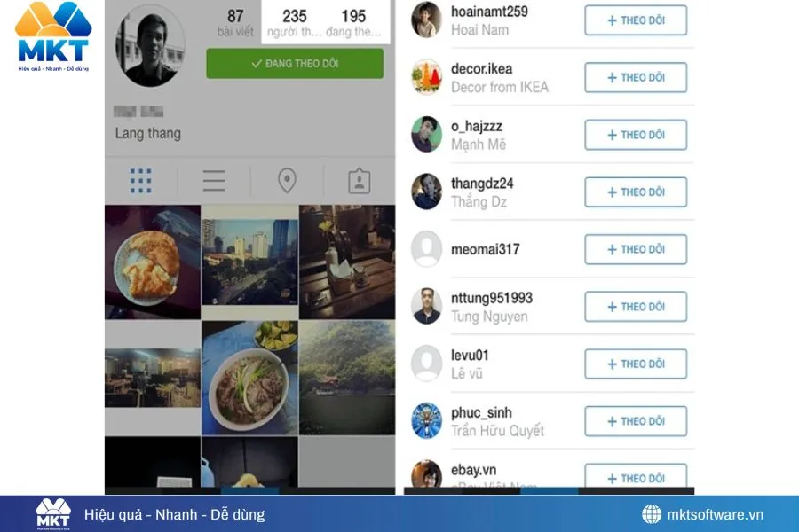 Minh họa về cách đăng nhập Instagram bằng Facebook trên điện thoại đơn giản, dễ dàng