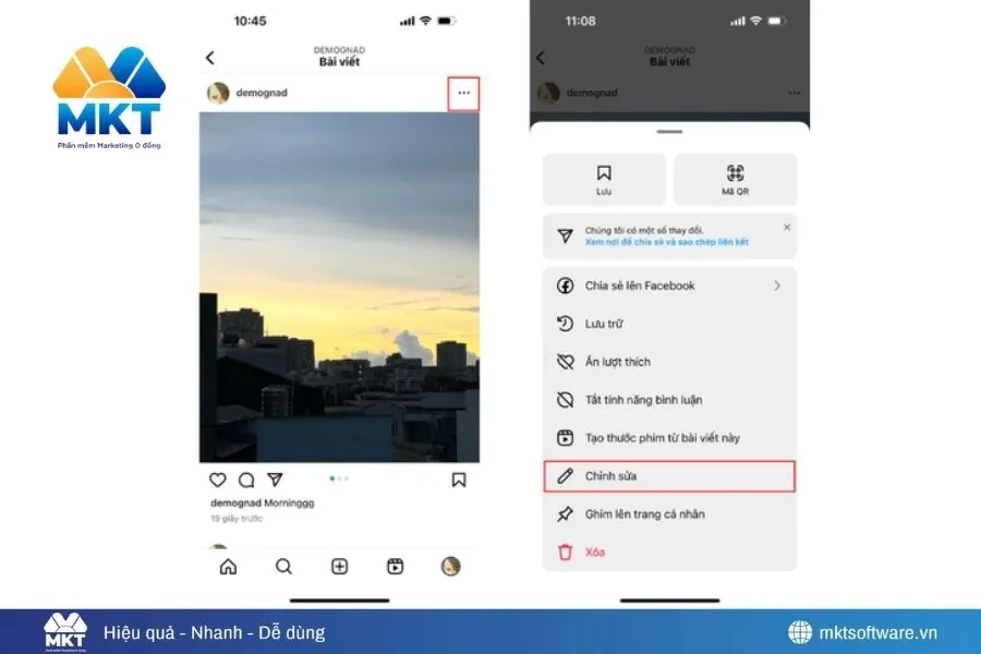 Cách xóa ảnh bất kỳ trong bài viết đã đăng trên Instagram