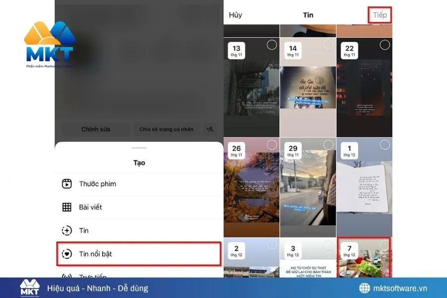 Cách thêm tin nổi bật trên Instagram đơn giản cho người mới