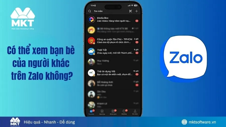 cách tìm bạn bè của người khác trên Zalo