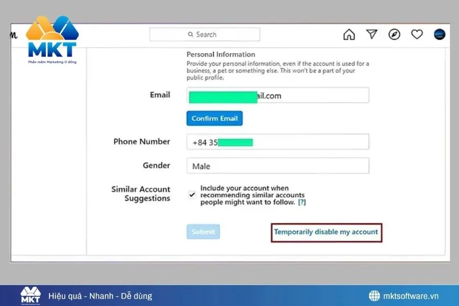 cách xóa tài khoản Instagram