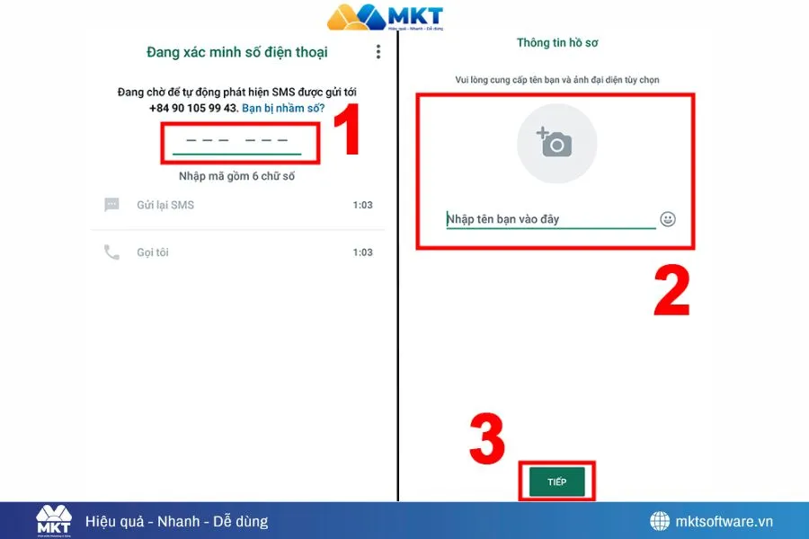 Nhập mã xác thực